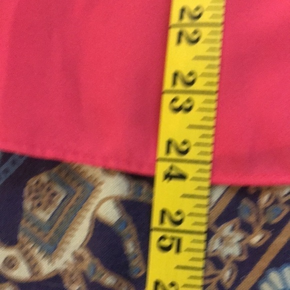 APT 9 Women’s Sleeveless Tank Blouse Hot Pink Size L Lightweight Slinky Summer - Picture 8 of 11